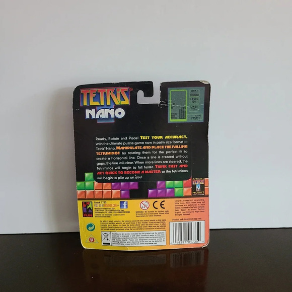 2011 Tetris Nano game handheld electronic game clip - on - Picture 3 of 5